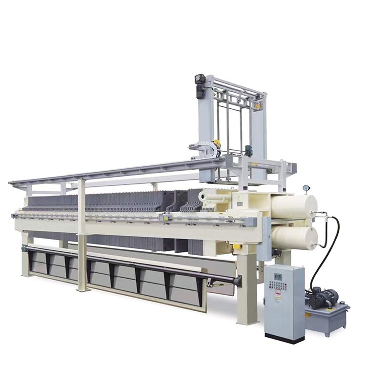 High pressure diaphragm automatic cleaning filter press