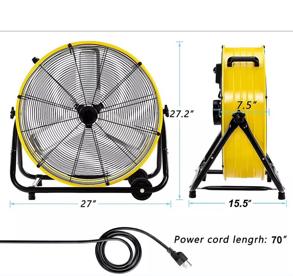 High Speed Metal Drum Fan / 4