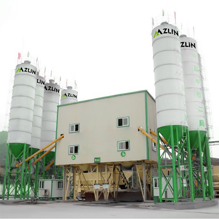 HZS180 mini batching plant / 3