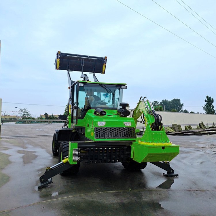 Two Busy Excavation Loader / 6