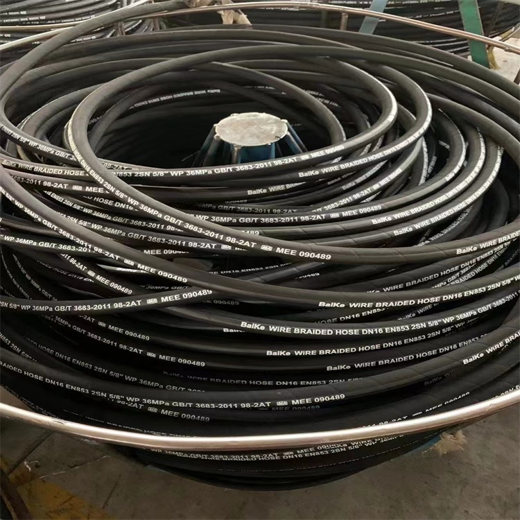 Steel wire hydraulic oil pipe / 6