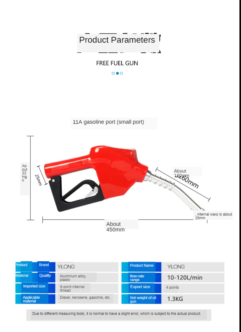 Automatic  Fuel Nozzle 7H 120 / 5