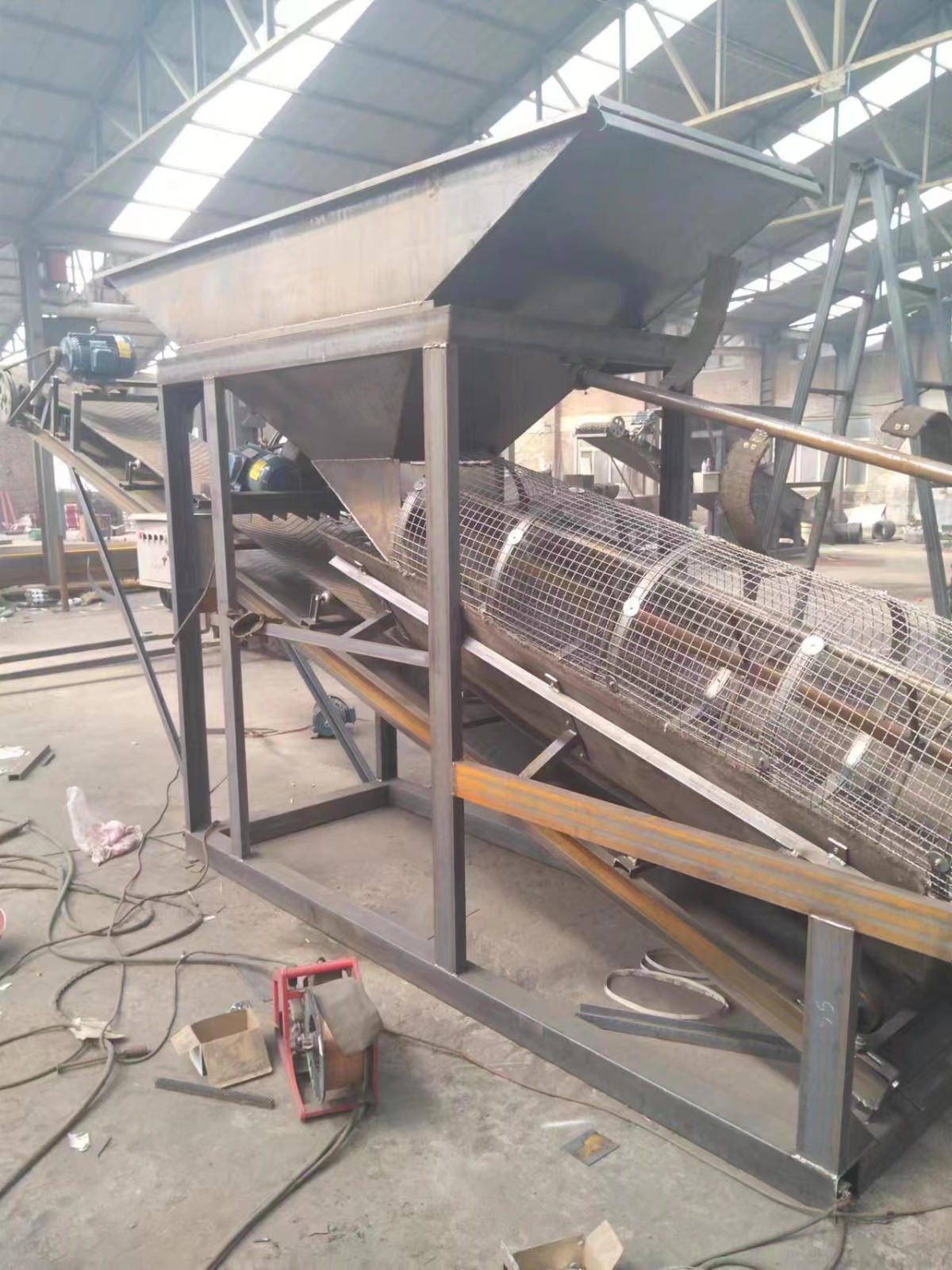 Drum sand screen machine / 3