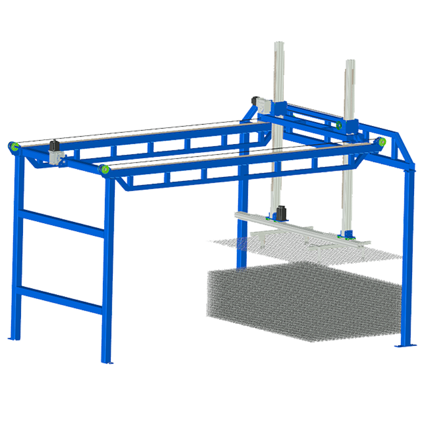 Automatic mesh stackingmachine / 3