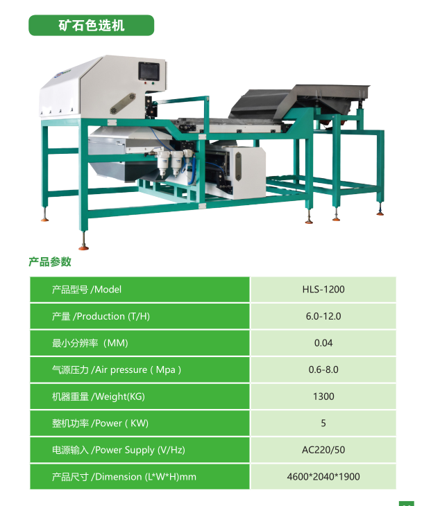 Ore color sorter / 2