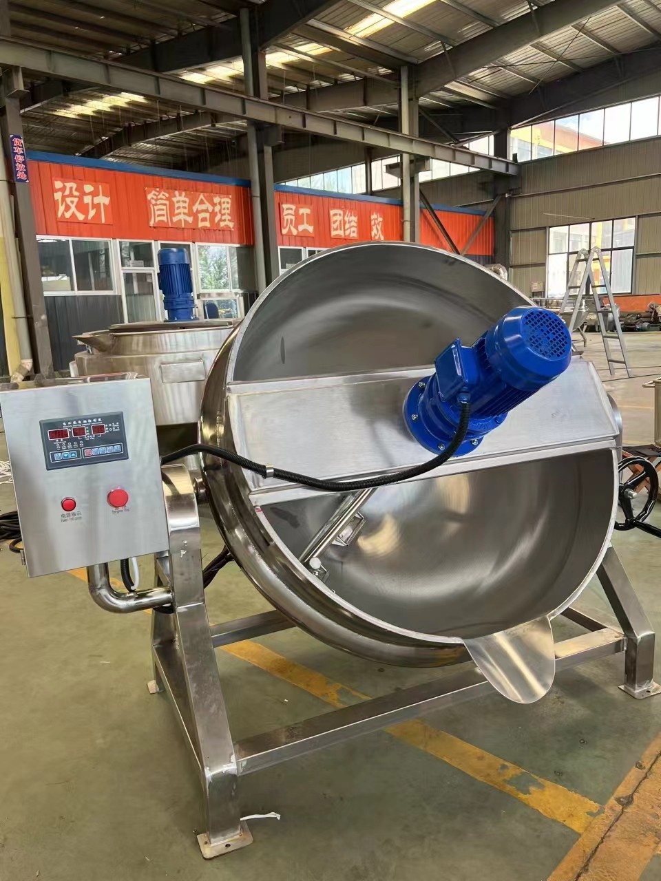 Jacketed kettle food machine / 3