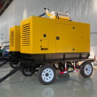 Trailer rain protection type diesel generator