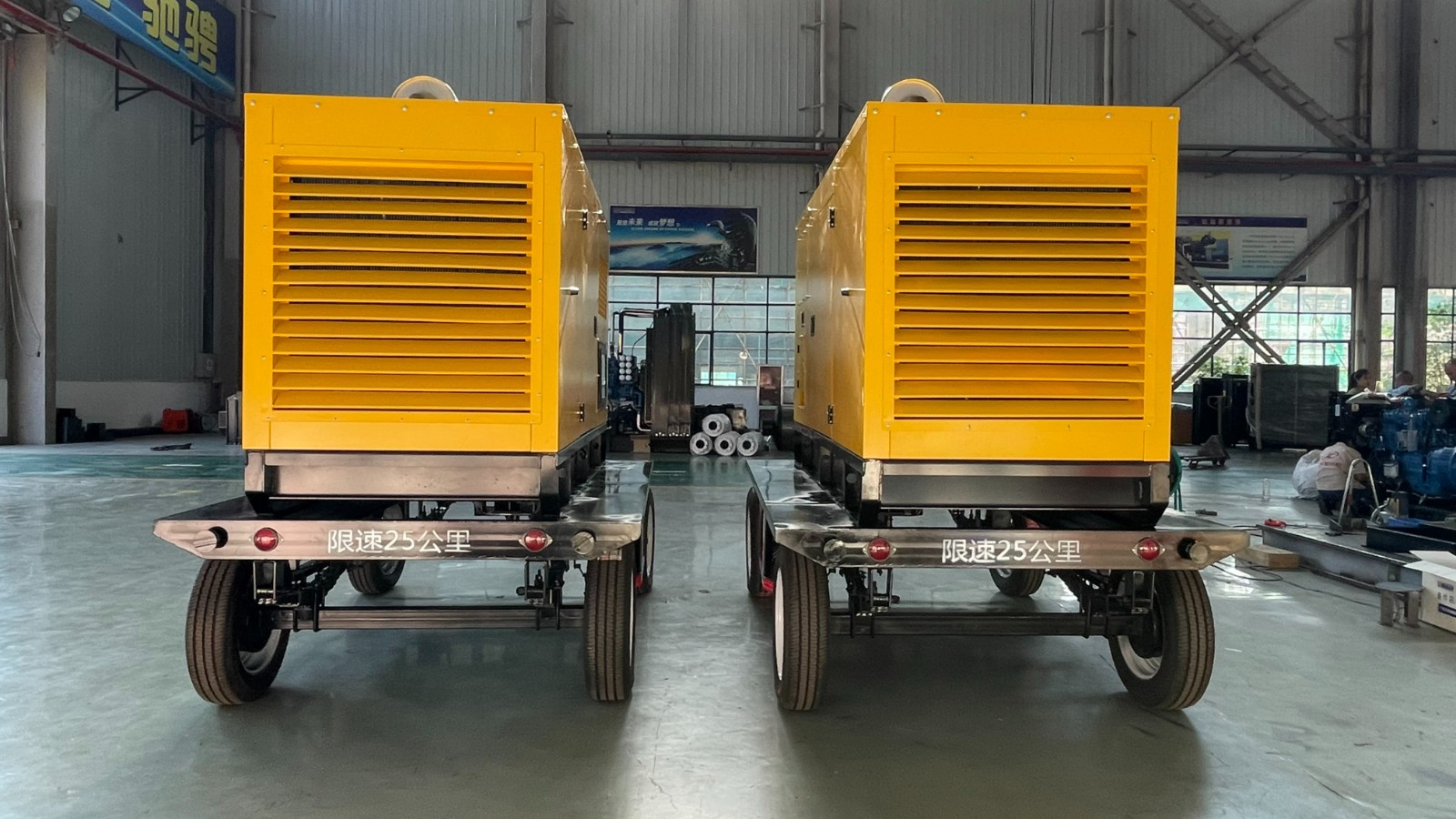 Trailer rain protection type diesel generator / 2