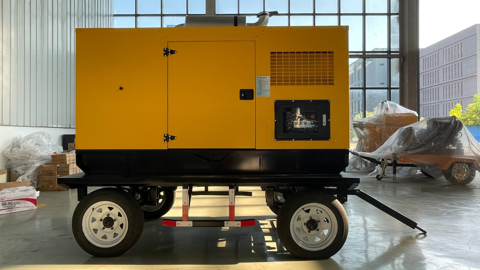 Trailer rain protection type diesel generator / 3