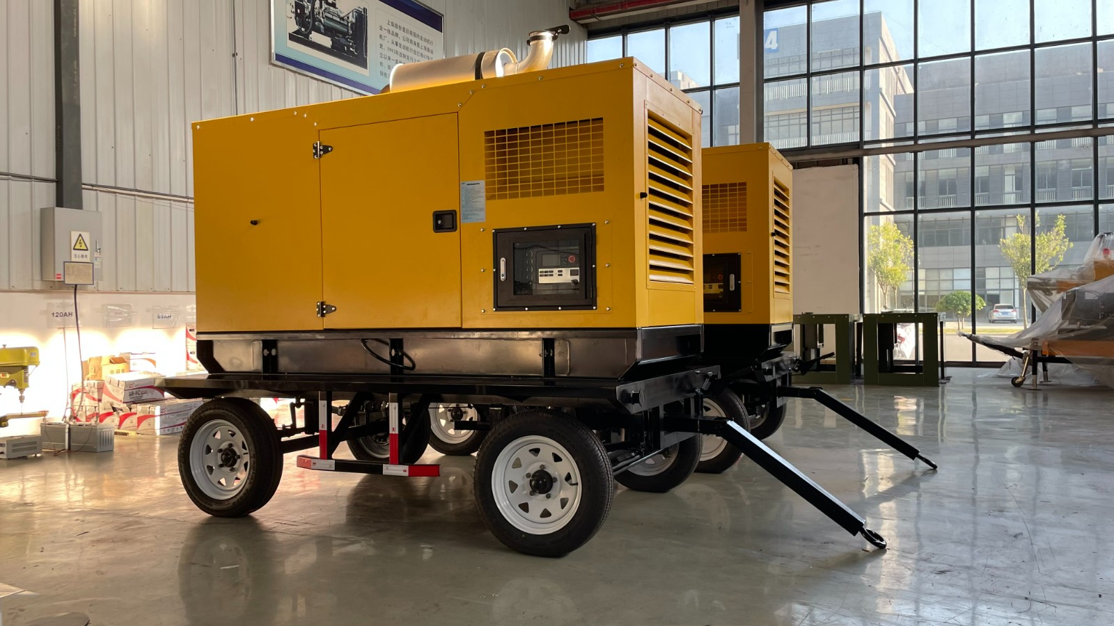 Trailer rain protection type diesel generator / 4