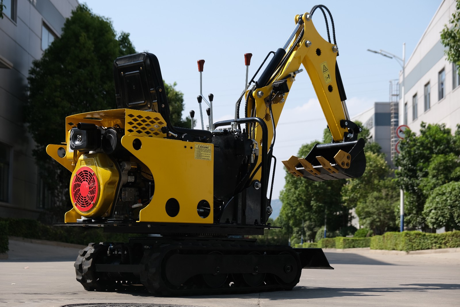 Certification High QualityYB-08 Multifunction Bucket Mini Hydraulic Excavator / 3