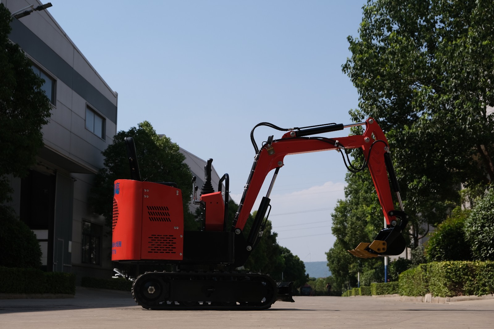 1.2 ton mini hydraulic crawler excavator / 8