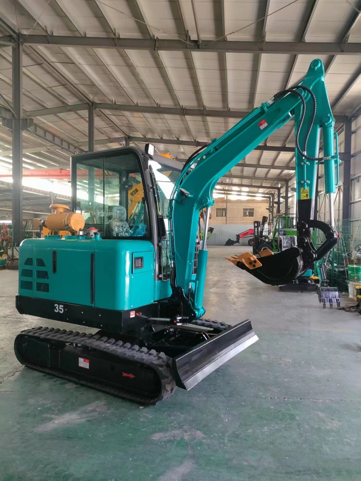 3.5 ton shipping free best price excavator mini excavating machine / 2