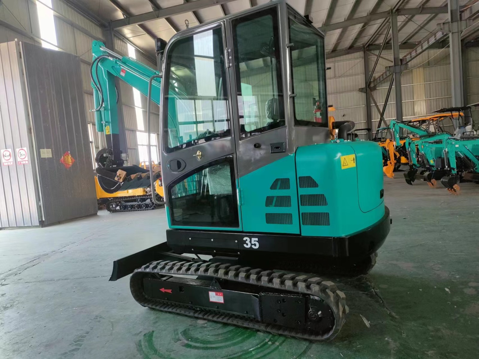 shipping free best price excavator mini excavating earth moving machine 3.5 t / 3