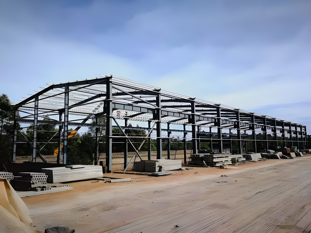 single-storey steel structure workshop / 4