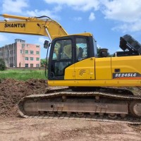 Second-hand excavator produced in 2019,SHANTUI  SE245  24-ton crawler excavator