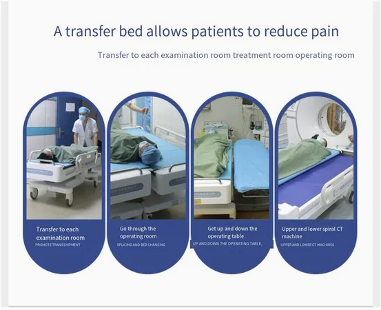 Medical Device Emergency Supplier Room Beds for Patient Transfer / 2