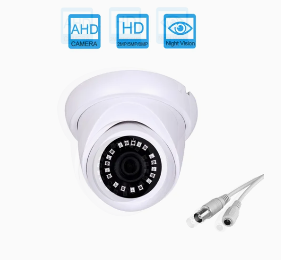 Kj02 Night Vision Plastic Conch Ahd Camera CCTV IP Security Surveillance Camera / 6