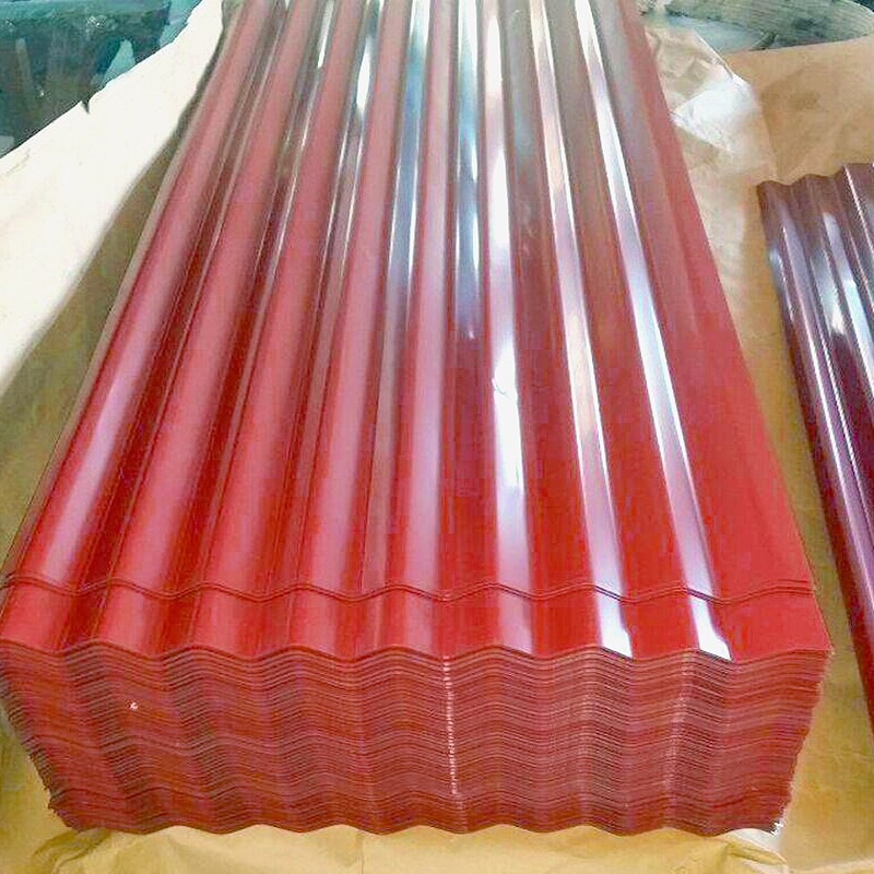 Color Coated Galvanized Roof Sheet Corrugated Steel Tile / 6