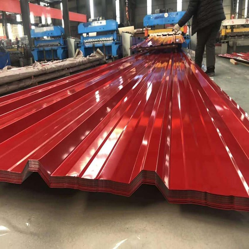 Color Coated Galvanized Roof Sheet Corrugated Steel Tile / 2