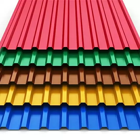 Corrugated Roofing Sheet PPGI Steel Tile for Building Roofing Sheet / 4