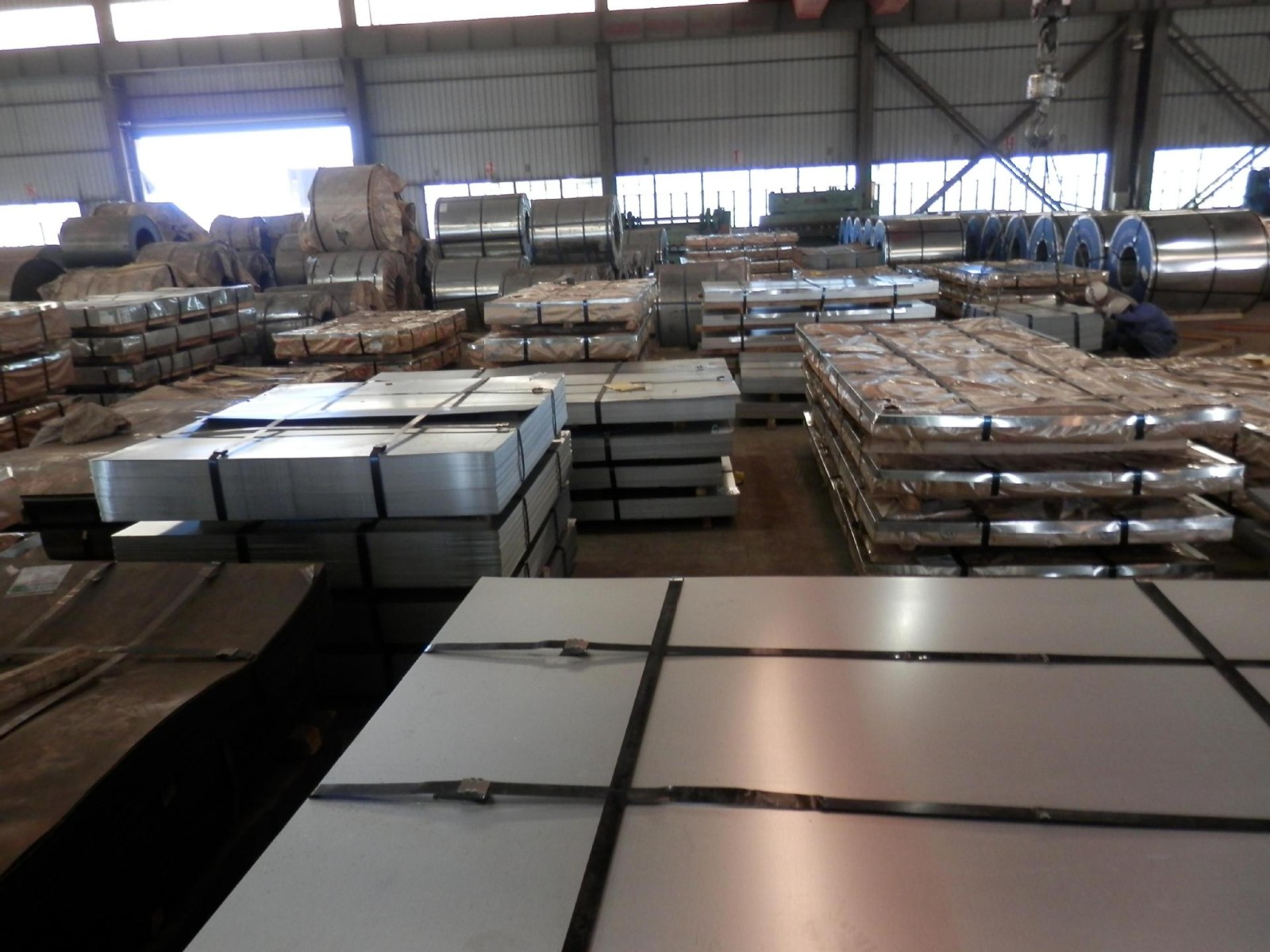 China DX52D+Z100 GI Steel Sheets High Quality Galvanized Steel Plate / 4