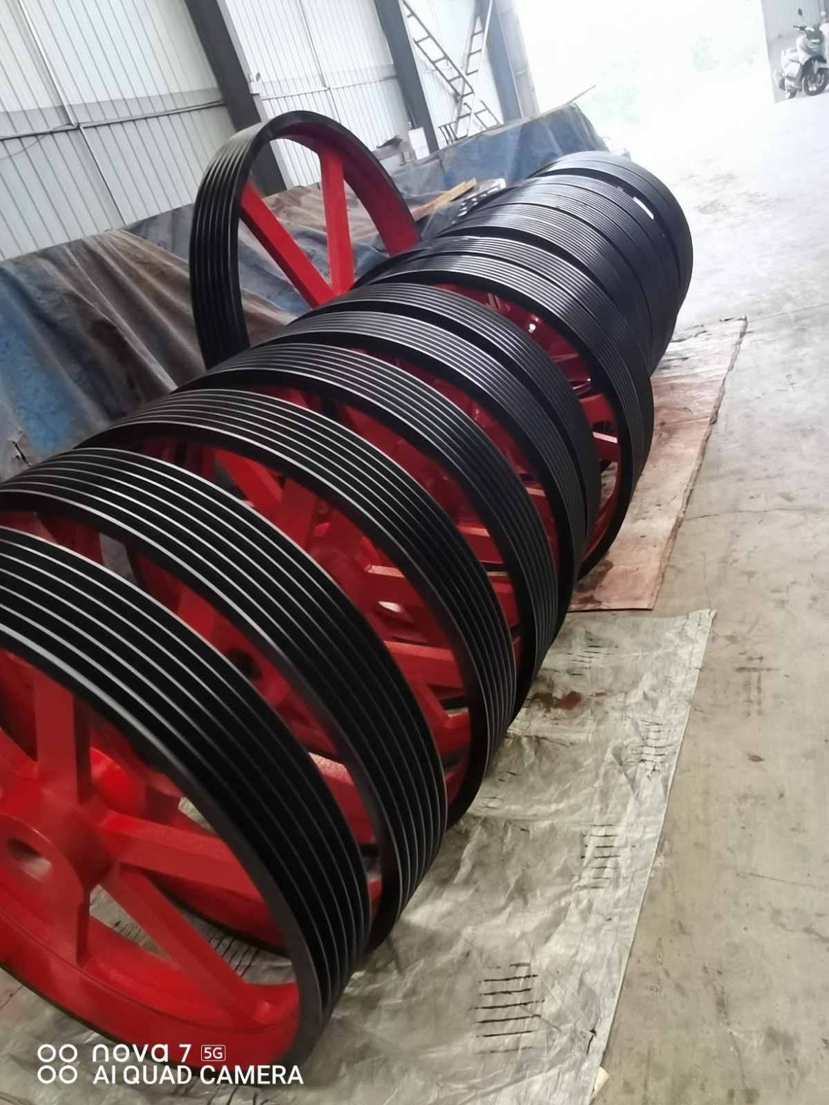 Petroleum machinery pulleys