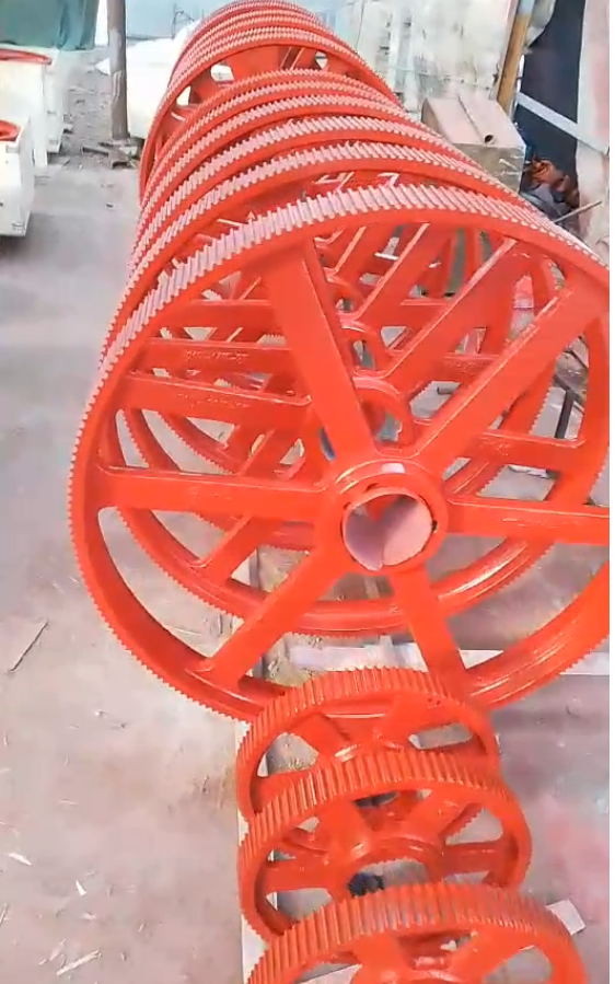 Large timing pulleys