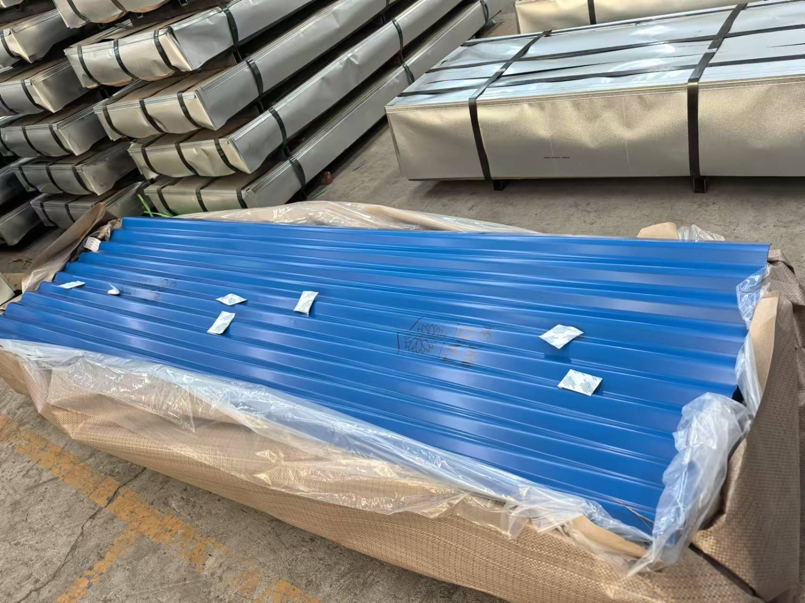 4x8 Corrugated tile galvanized iron roofing plate / 4